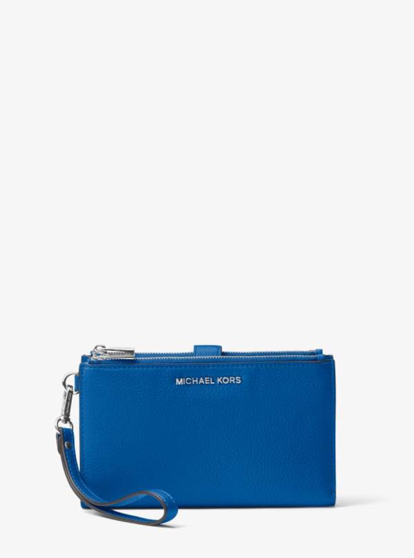 Damske Penazenky Michael Kors Adele Leather Smartphone Modre - Doplnky Michael Kors Nejlevnejsi | MGHYB-6149